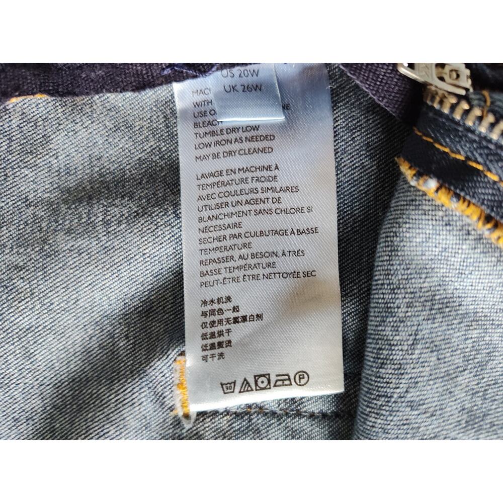 Pilcro and the Letterpress Women’s Blue Medium Wash Denim Bootcut High Rise 20W - Picture 9 of 15